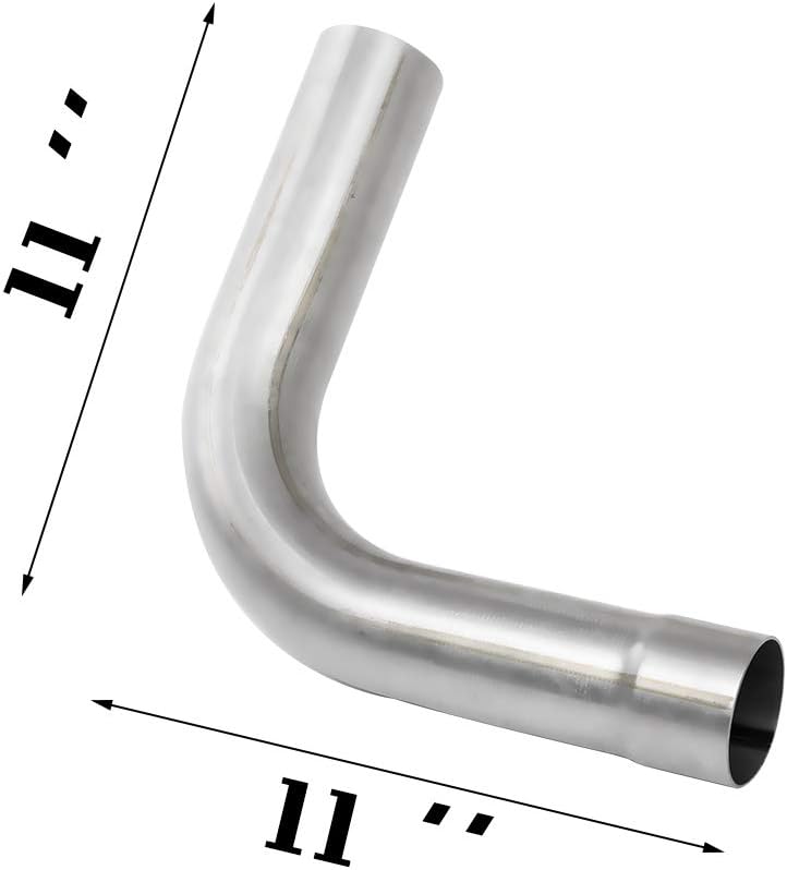 2.5" T304 Stainless Steel Exhaust Pipe Kit with Mandrel Bend A125