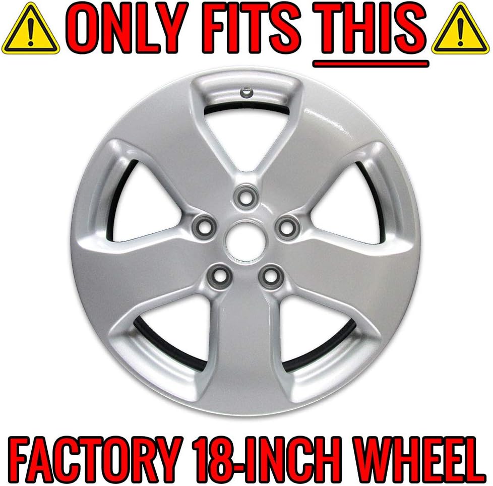 18" Gloss Black Wheel Skins Set of 4 for Jeep Grand Cherokee 2011-2014 F16218
