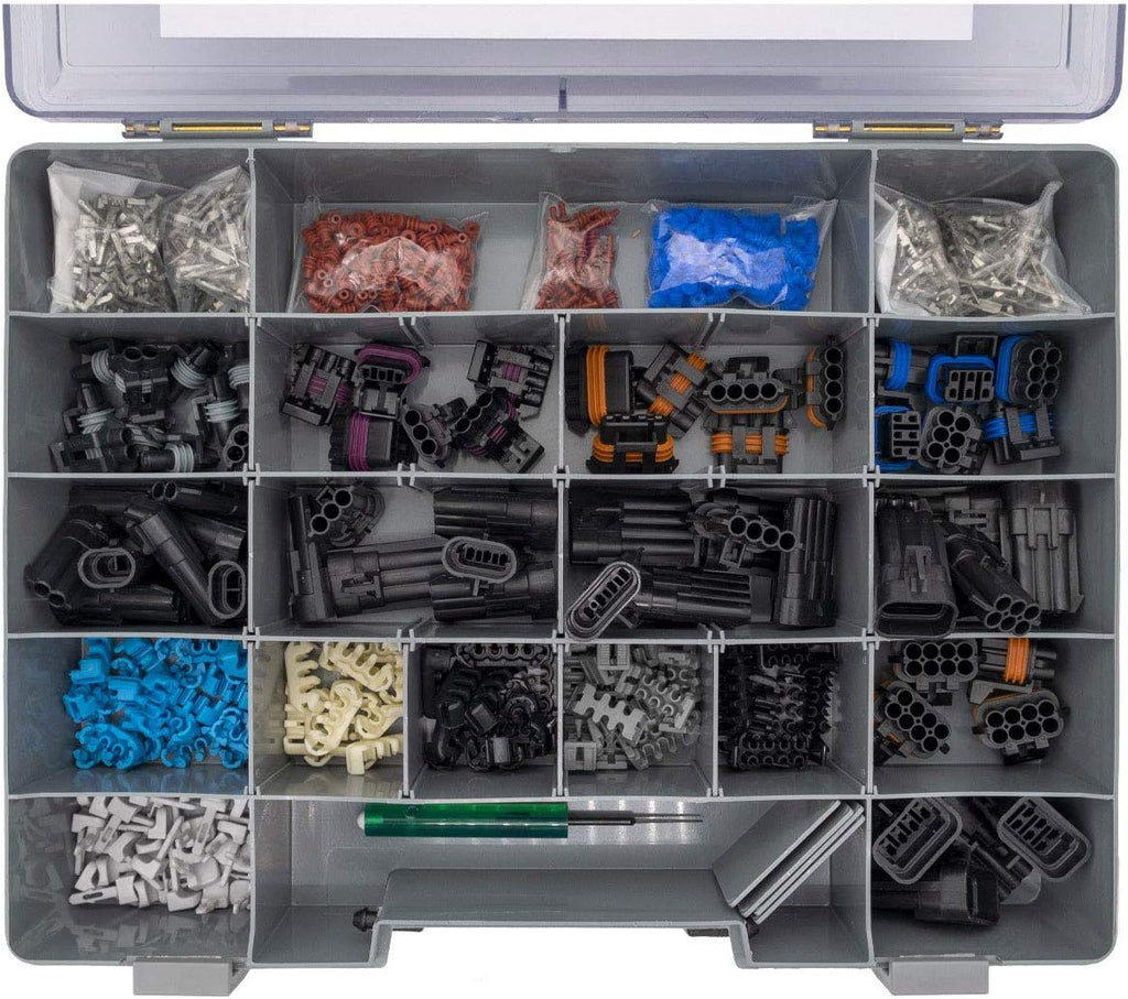 Sealed Automotive Electrical Connector Kit 24-18 Gauge 771 Piece Z680020