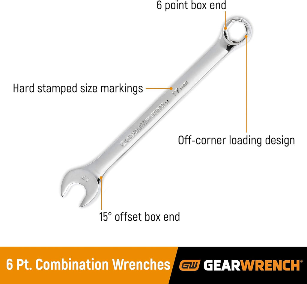 Combination Wrench Set, 28 Piece, SAE/Metric N7818