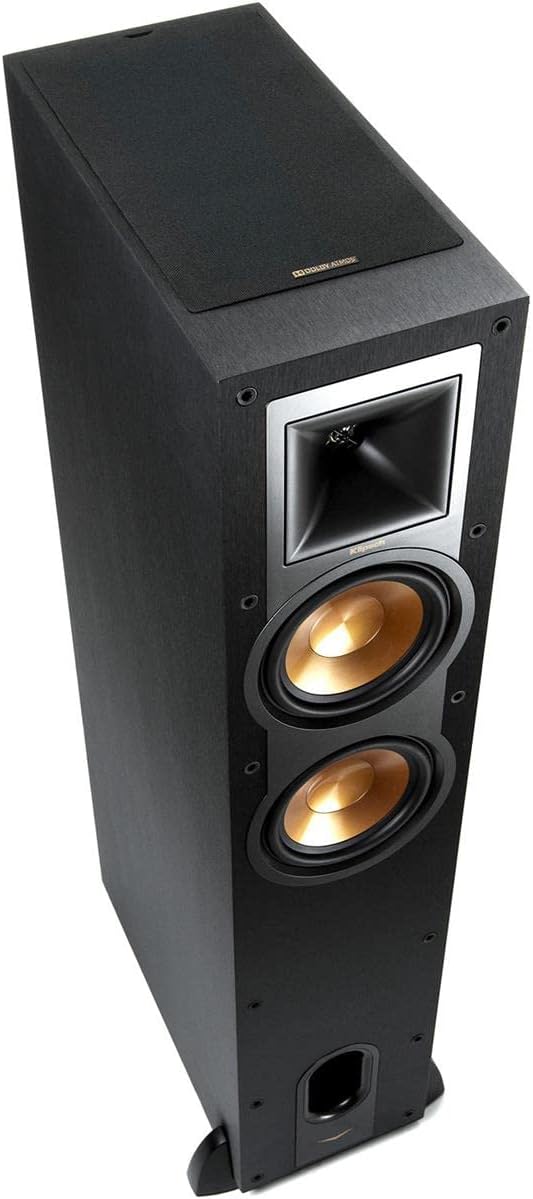 Dolby Atmos Floorstanding Speakers, Black, Pair B497