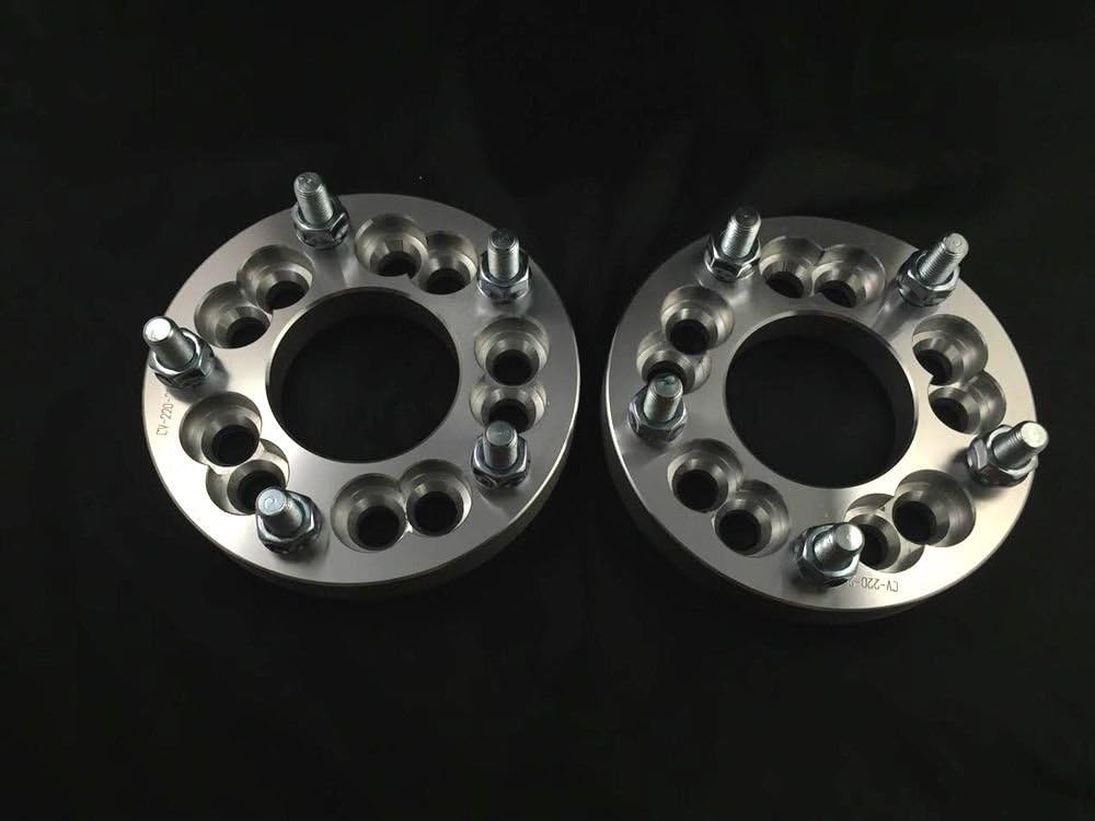 Customadeonly 4 Pieces 1" 25mm Conversion Wheel Adapters (Change Bolt Pattern) 5x112 Hub to 5x130 Center Bore 71.6mm 12x1.5 Thread Pitch