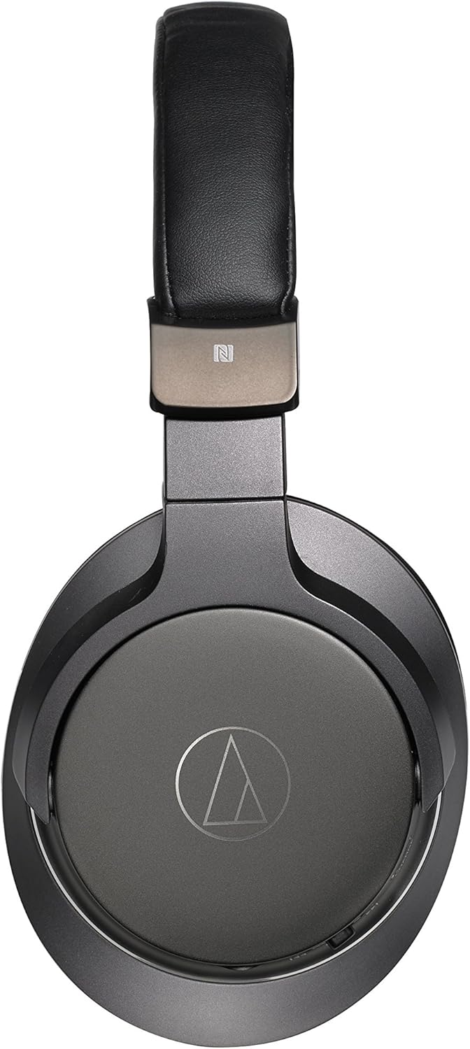 Wireless Over-Ear Headphones with Mic, Black W1595