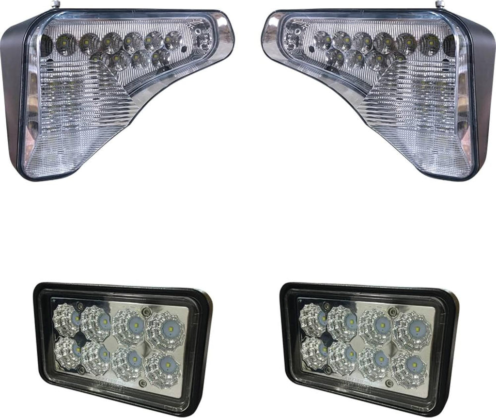 TIGERLIGHTS BobcatKit-2 12V LED Light Kit Compatible with/Replacement for Bobcat A770, S450, S510, S590, S595, S630, S650, S740, S750, S770, S850, T450 Flood/Spot Combo Off-Road Light