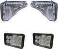 TIGERLIGHTS BobcatKit-2 12V LED Light Kit Compatible with/Replacement for Bobcat A770, S450, S510, S590, S595, S630, S650, S740, S750, S770, S850, T450 Flood/Spot Combo Off-Road Light