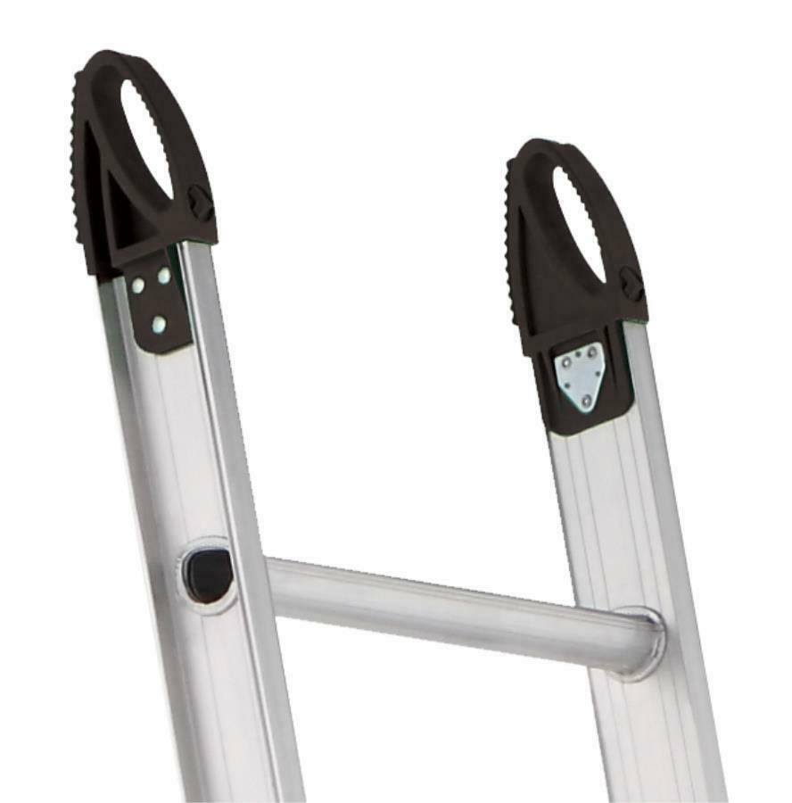 16-Foot Aluminum Step Ladder, 225-Pound Capacity F404145