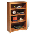 Prepac Sonoma 4-Shelf Bookcase, Oak, 48x22