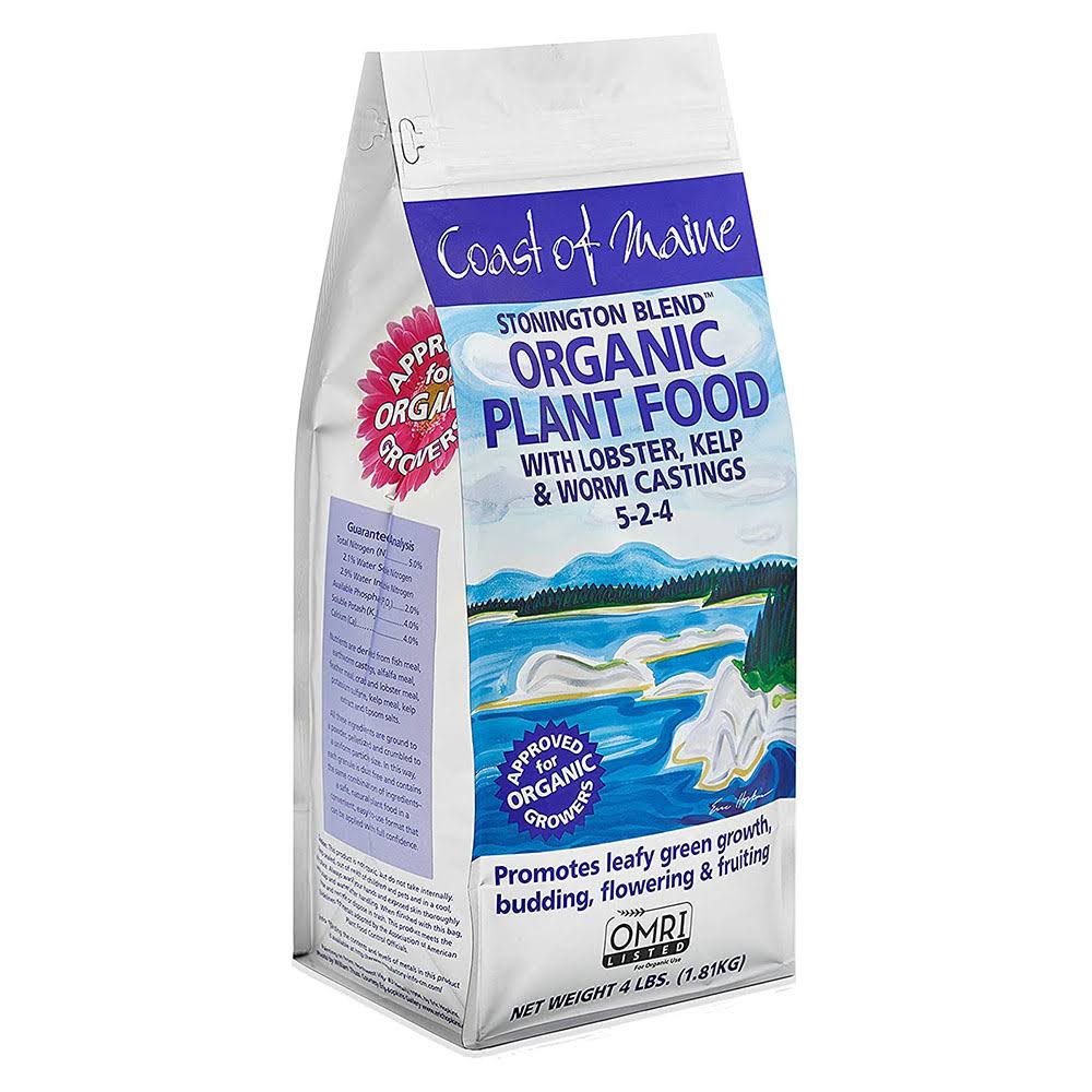 Organic Plant Food, 4 Pound Bag (8 Pack) Y834457
