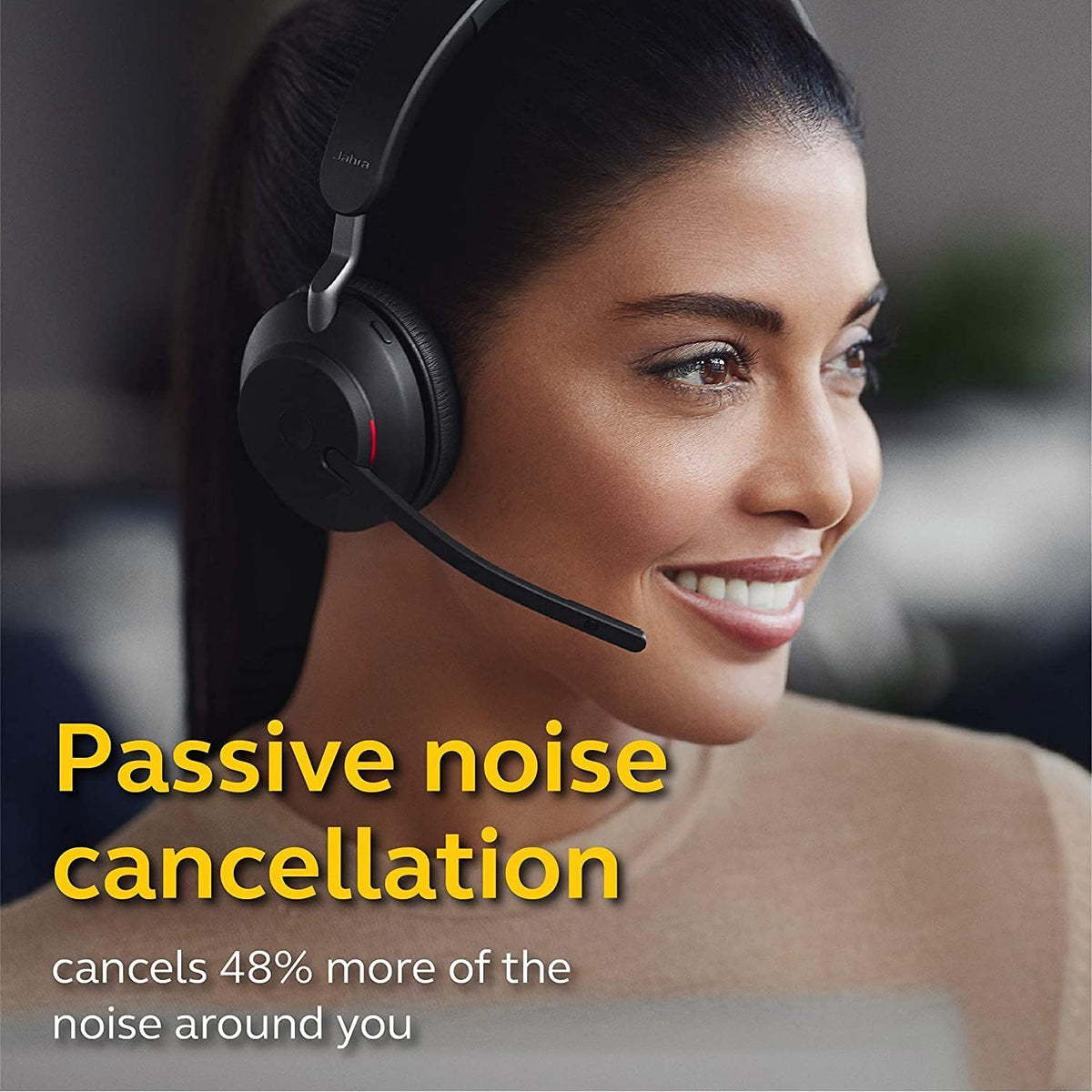 Wireless Bluetooth Headset with Noise Cancelling, 37-Hour Battery R467