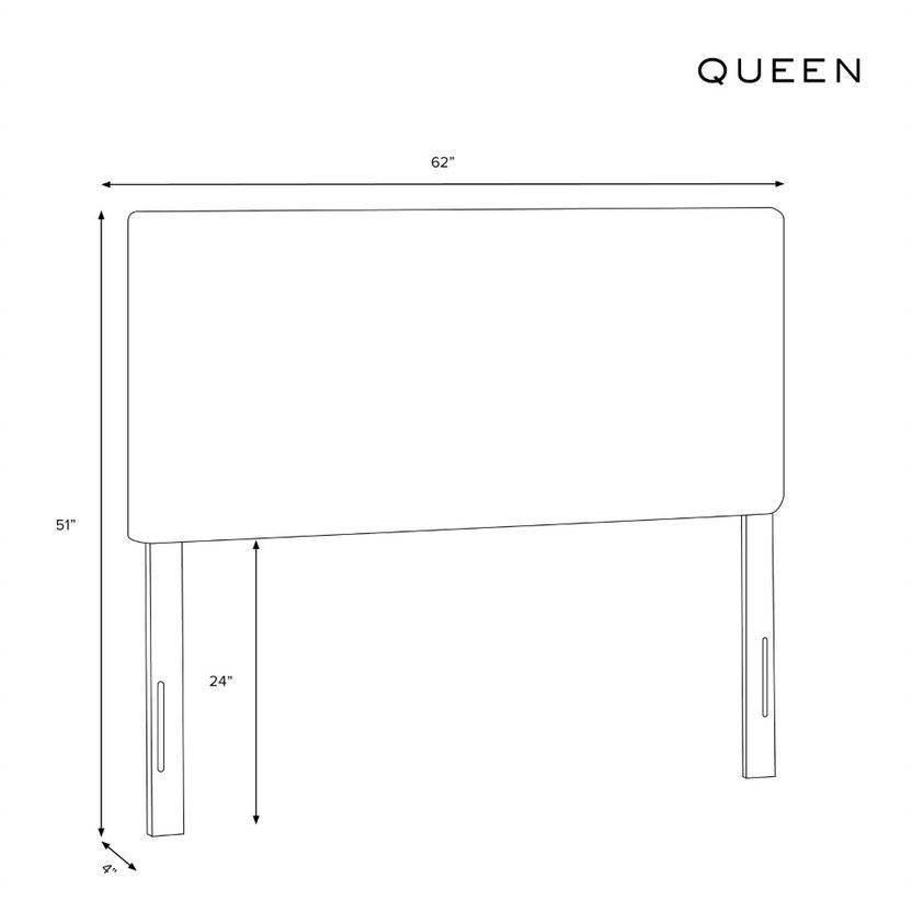 Velvet Channel Headboard Cream A370593