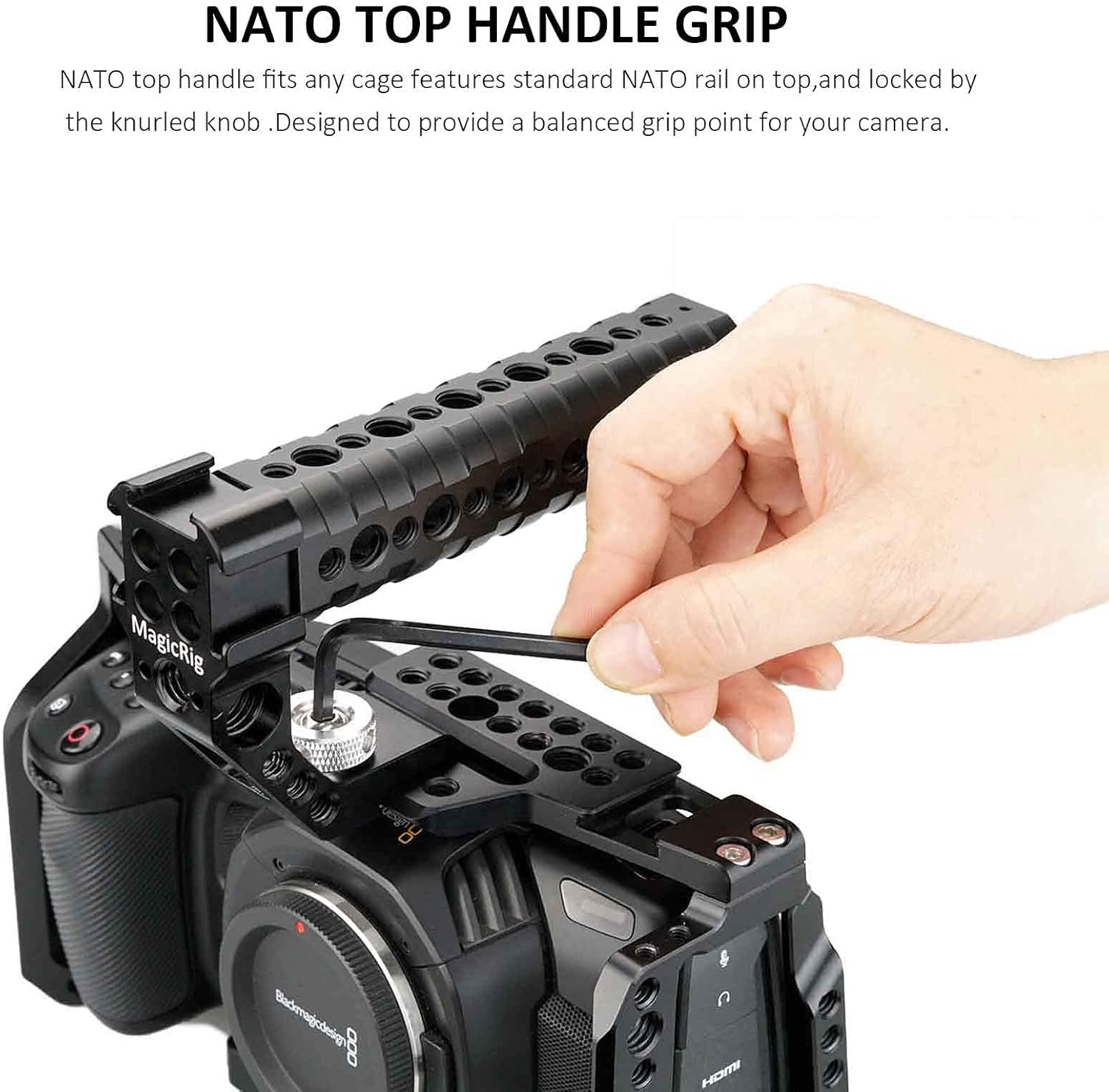 Camera Cage Kit for BMPCC 4K/6K with Top Handle and SSD Mount G84008