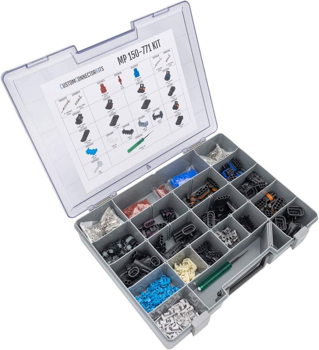 Sealed Automotive Electrical Connector Kit 24-18 Gauge 771 Piece Z680020