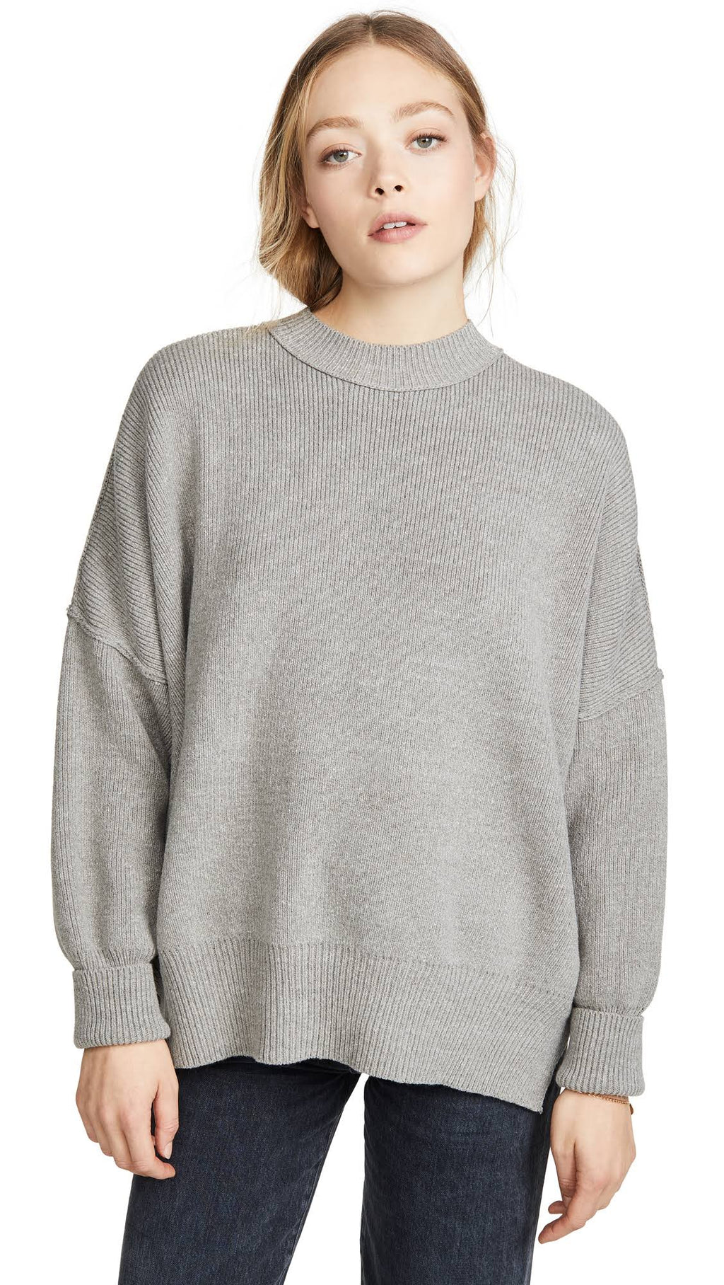 Heather Grey Tunic, Size L Y34305
