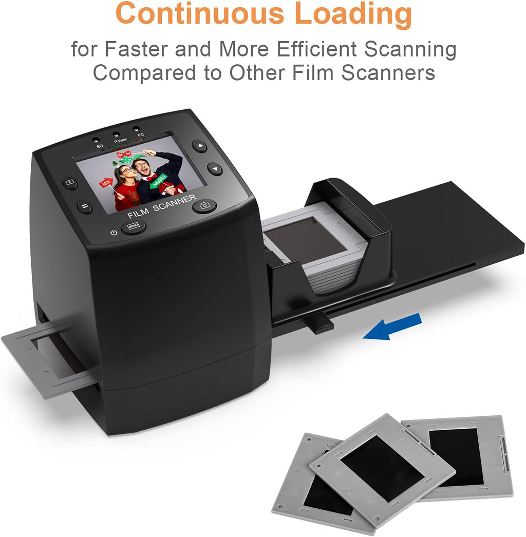 135 Film Negative Scanner High Resolution Slide Viewer with SD Card L900
