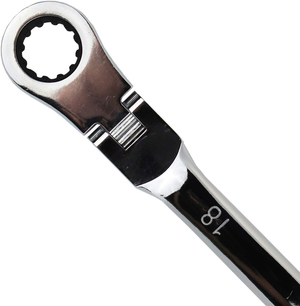 5 pc Extra Long Flex Head Ratcheting Wrench Set X37522