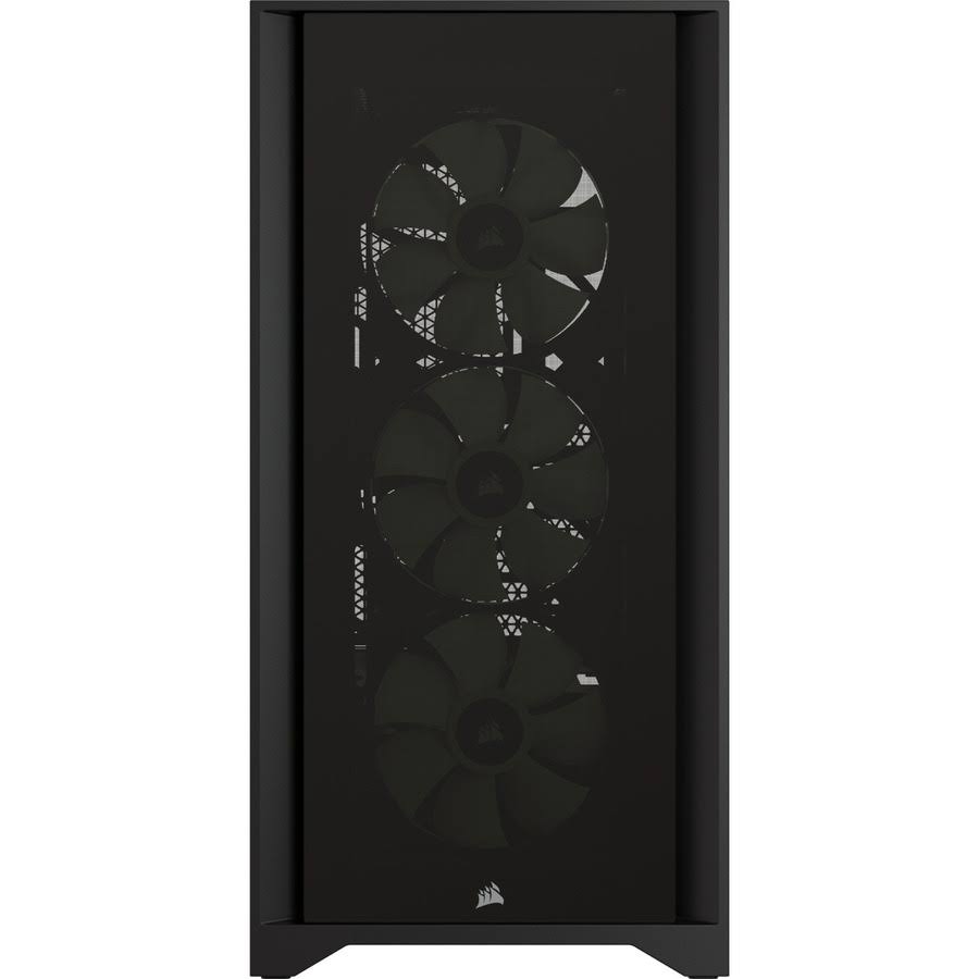 Mid-Tower ATX PC Case with Tempered Glass - Black Y38420