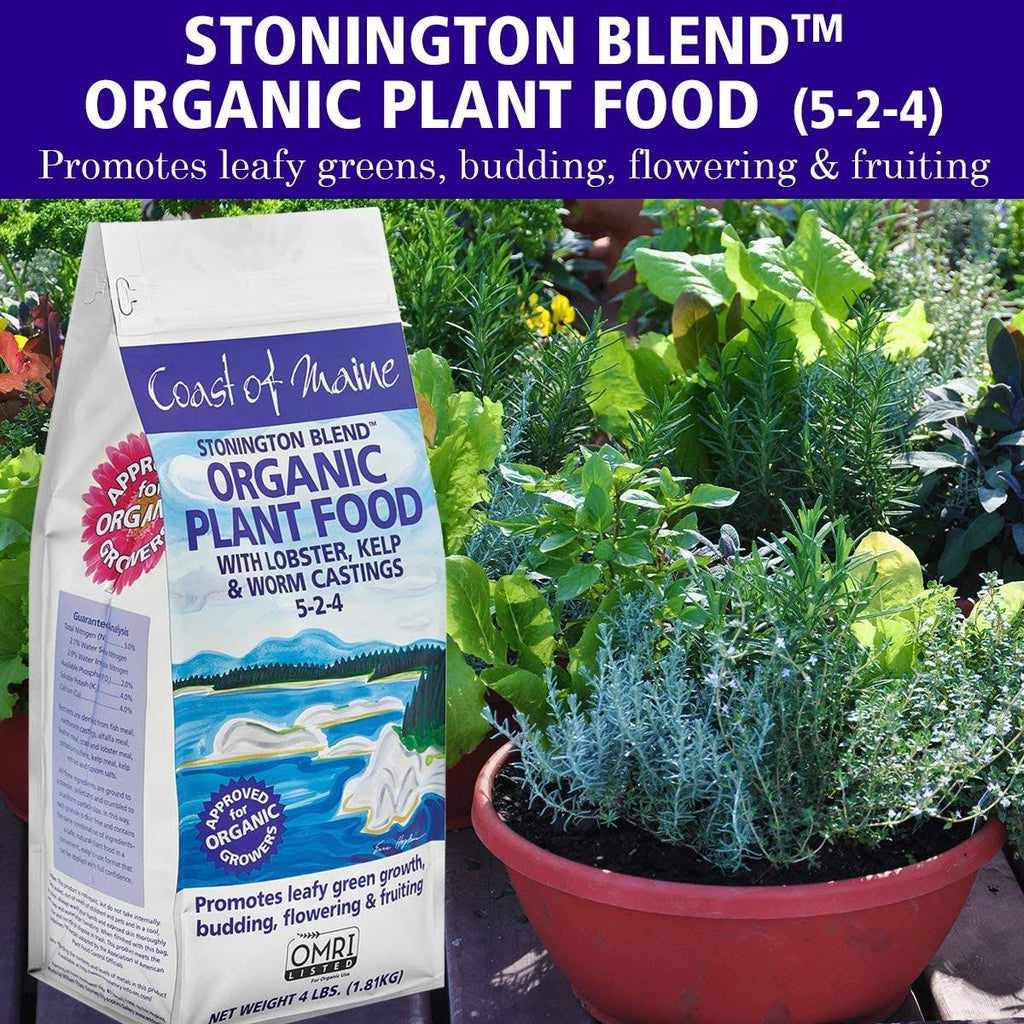 Organic Plant Food, 4 Pound Bag (8 Pack) Y834457