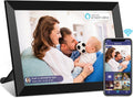 WiFi Digital Photo Frame 10.1 inch Work with Alexa Voice Control HD IPS Touch Screen, Built-in16GB Storage, Auto-Rotate Wall-Mountable, Share Photo/Video Instantly via Free App