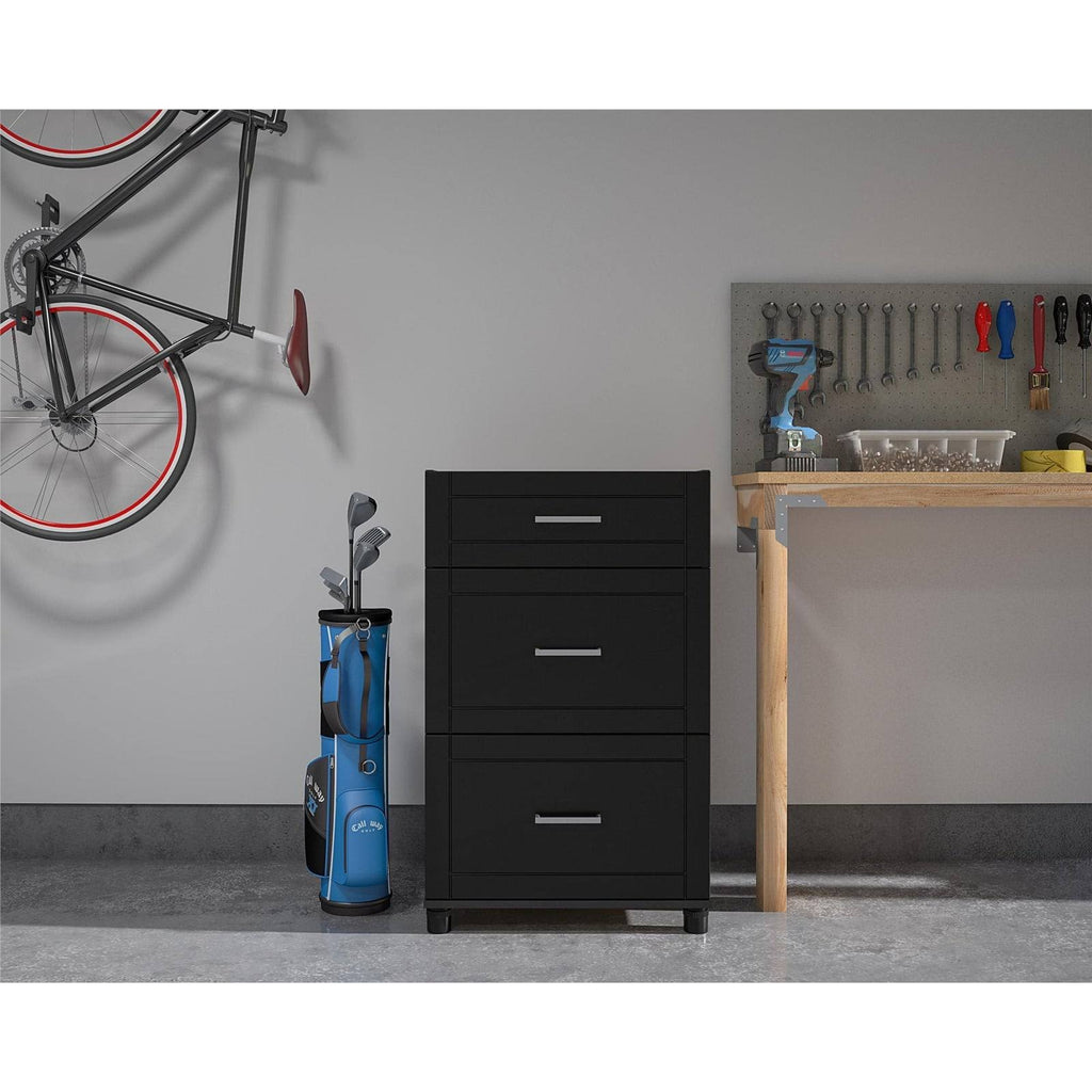 24 inch 3 Drawer Base Cabinet - White Y979