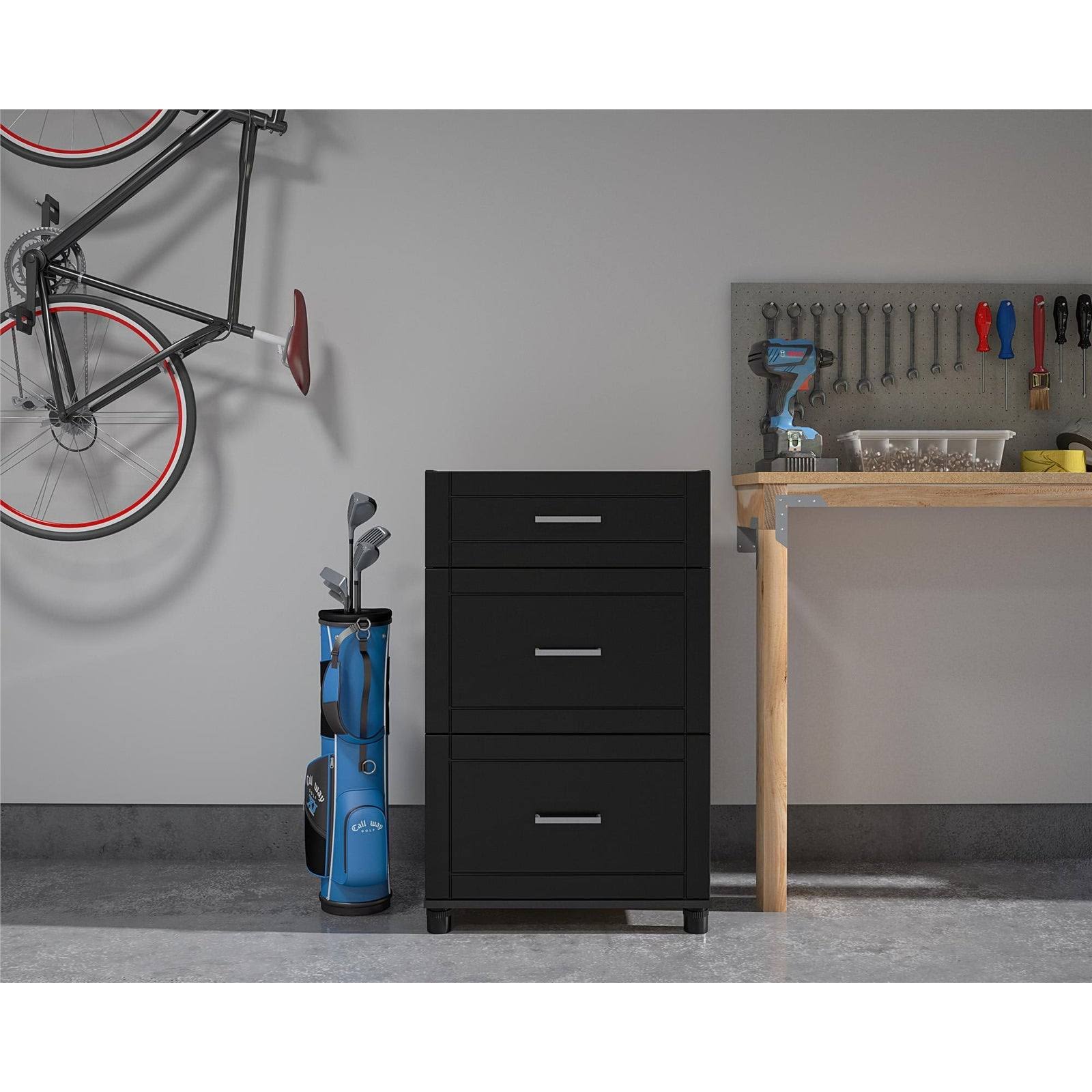 24 inch 3 Drawer Base Cabinet - White Y979