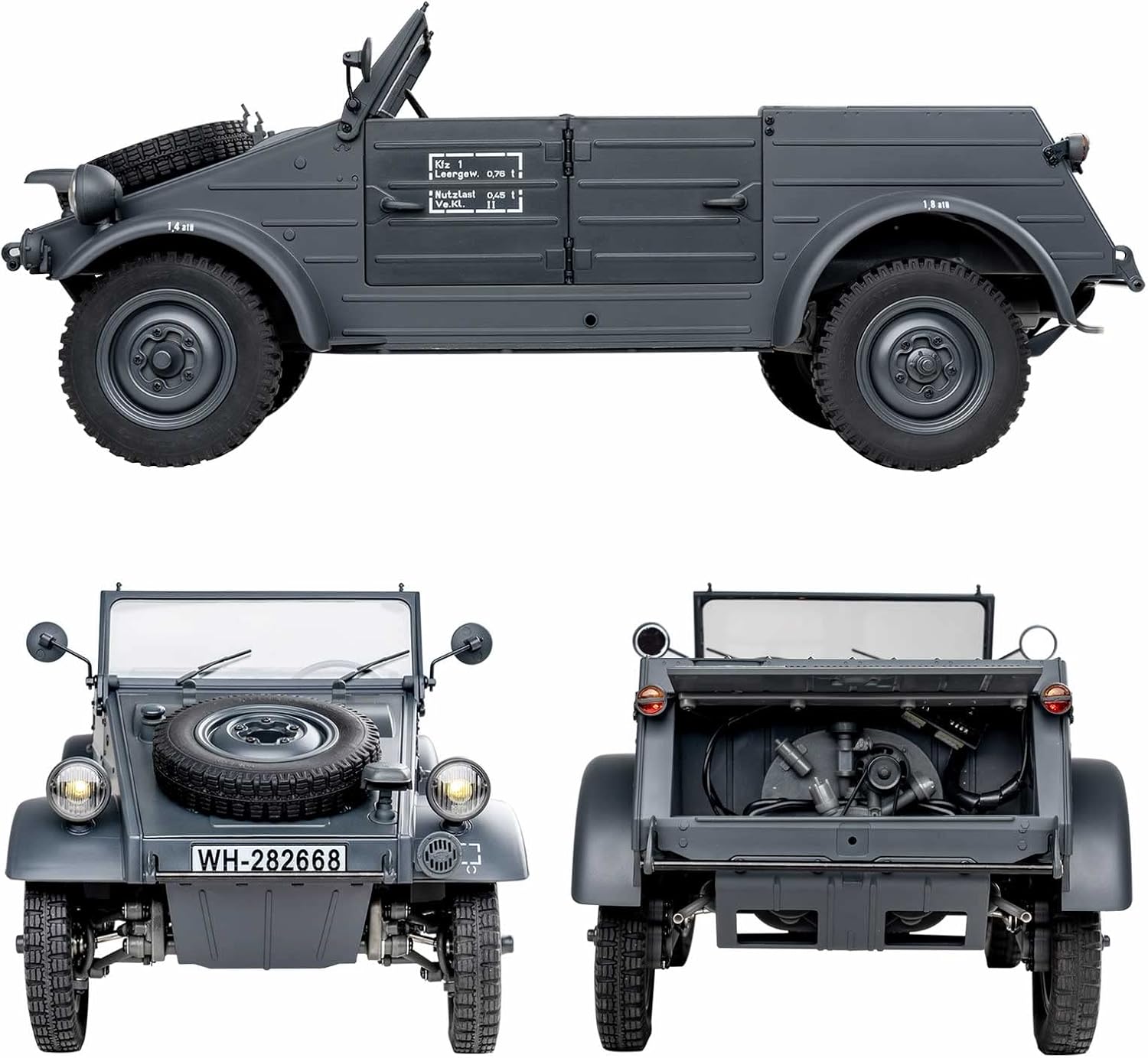 RC Crawler 1/12 Scale Model Car with LED Lights and 2.4Ghz Remote B3476