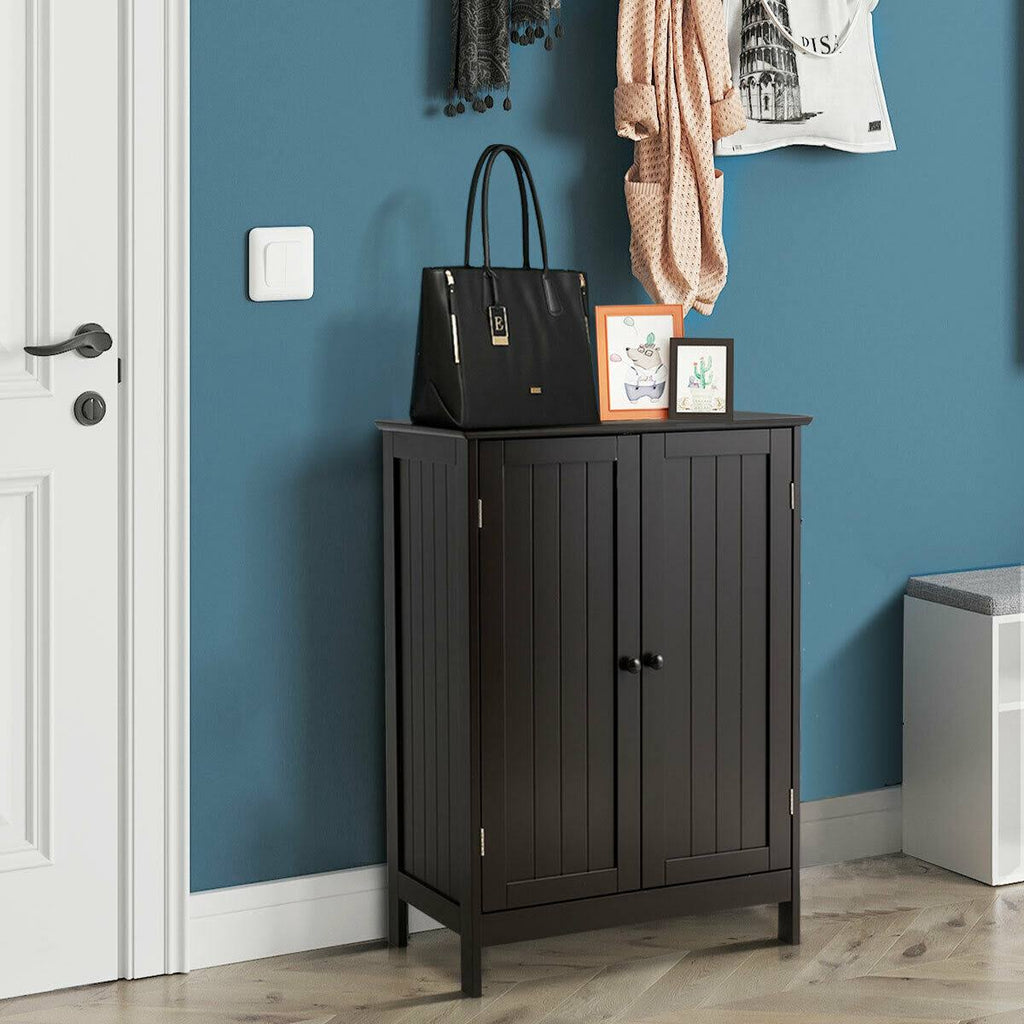 Bathroom Floor Storage Cabinet with Double Doors G1658