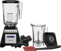 Blendtec Total Classic Original Blender 10 Speed, WildSide+ Jar u0026 Twister Black