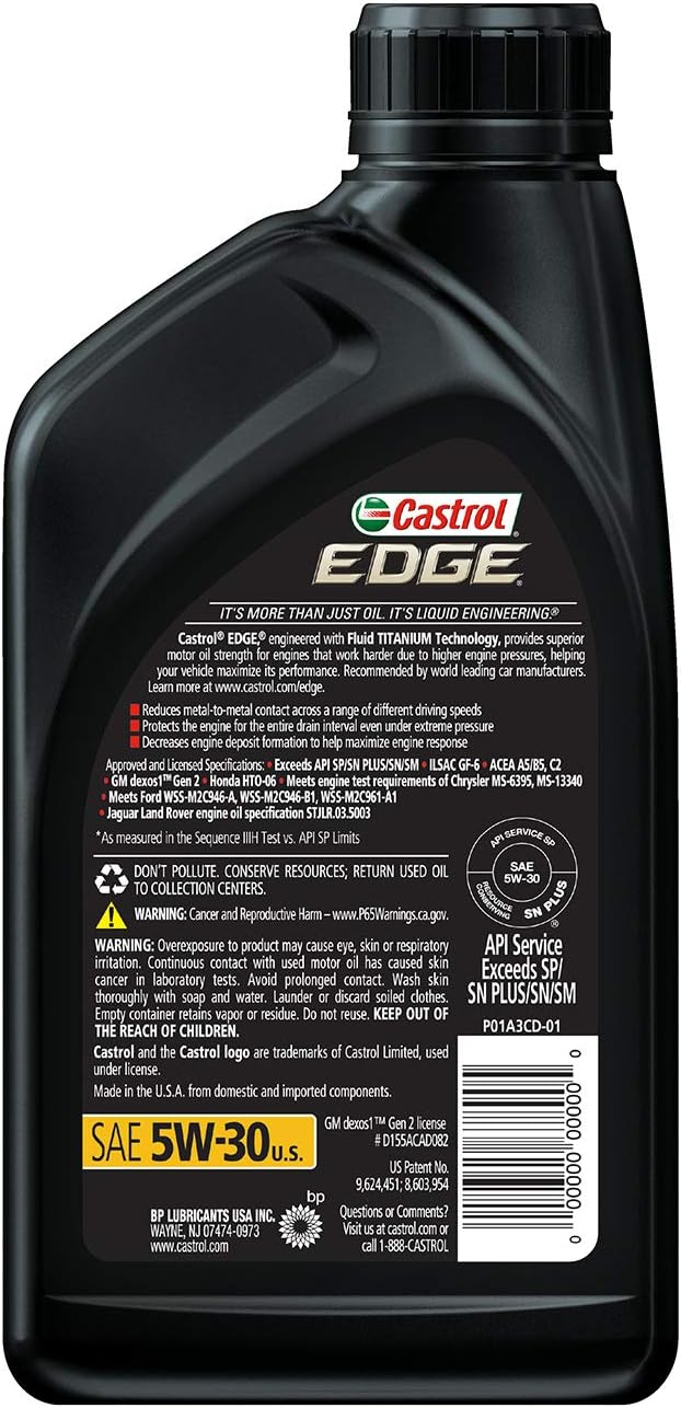 Advanced Full Synthetic Motor Oil 5W-30, 1 Quart, 6 Pack K9733