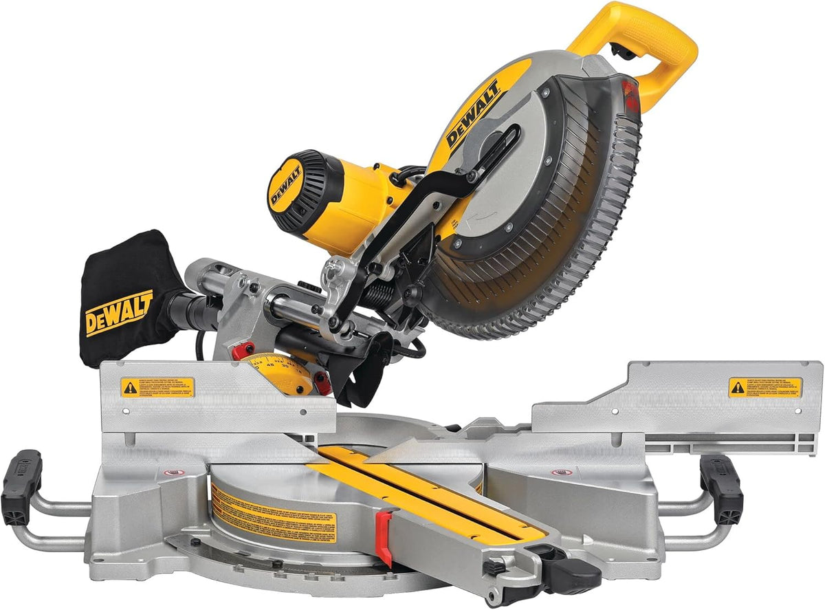 12-Inch Sliding Compound Miter Saw, Double Bevel Q37380
