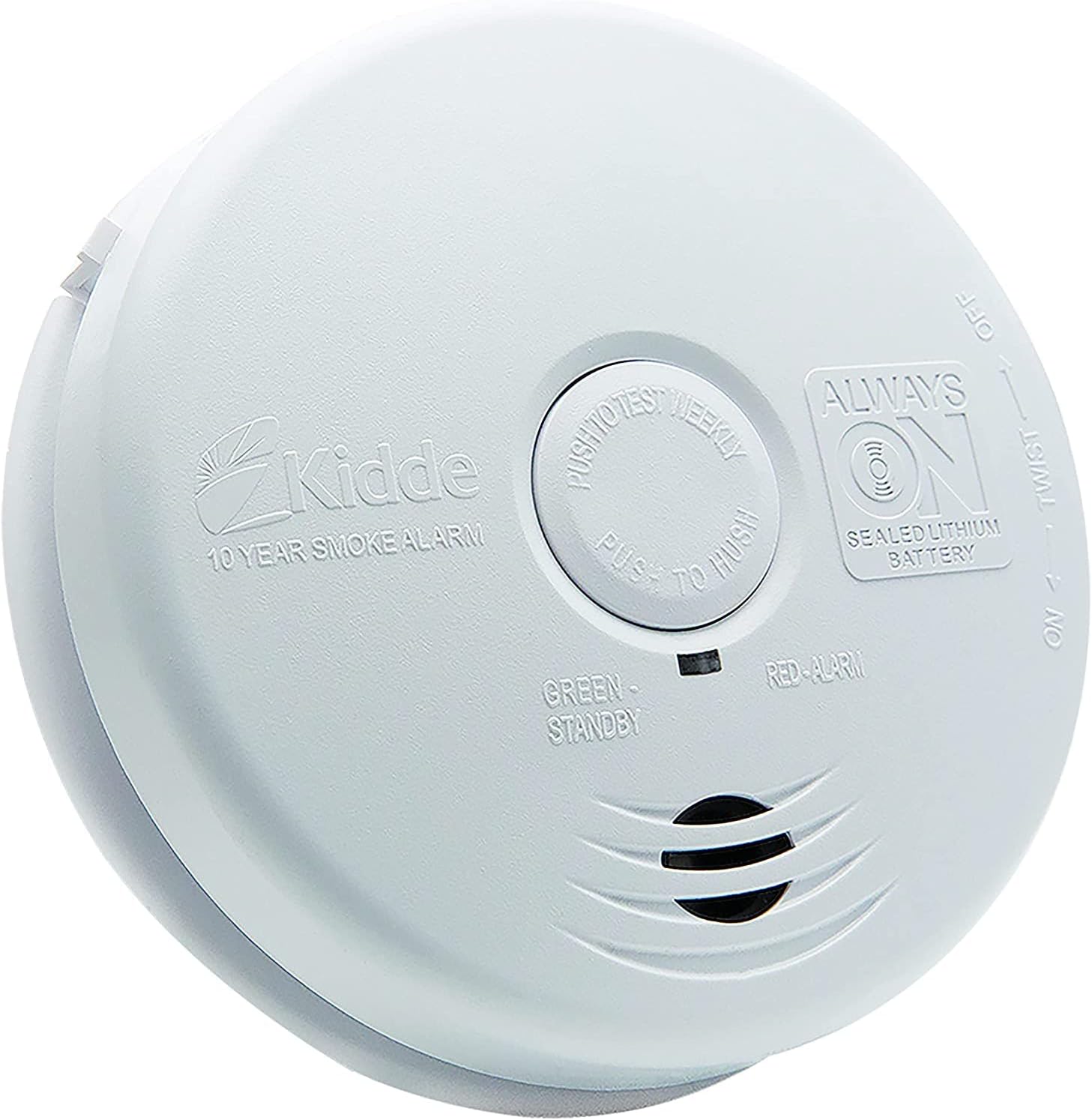 Smoke Detector, Hardwired with Battery Backup, 6-Pack X6759