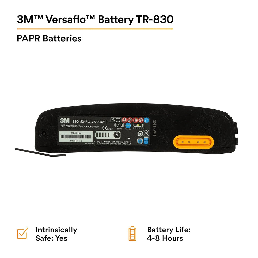Intrinsically Safe Battery for TR-800 PAPR W7627