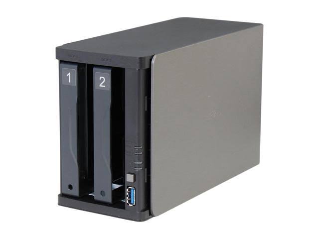 2-Bay Diskless NAS Server SATA 3Gb/s Q6854