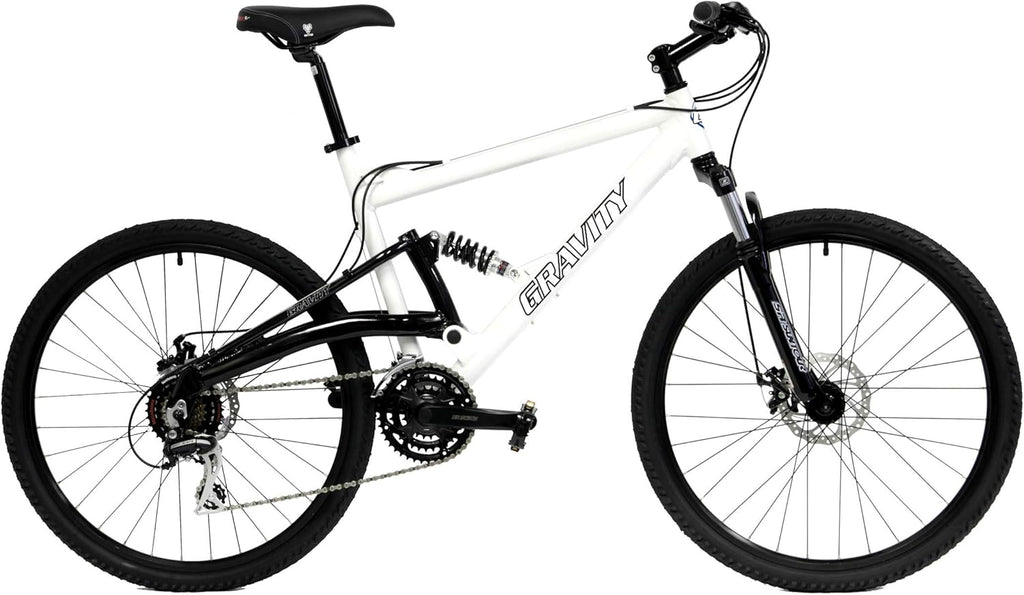 Dual Full Suspension Mountain Bike with Disc Brakes Aluminum Frame L635