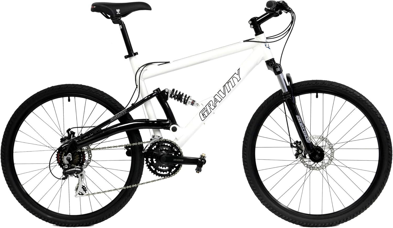 Dual Full Suspension Mountain Bike with Disc Brakes Aluminum Frame L635