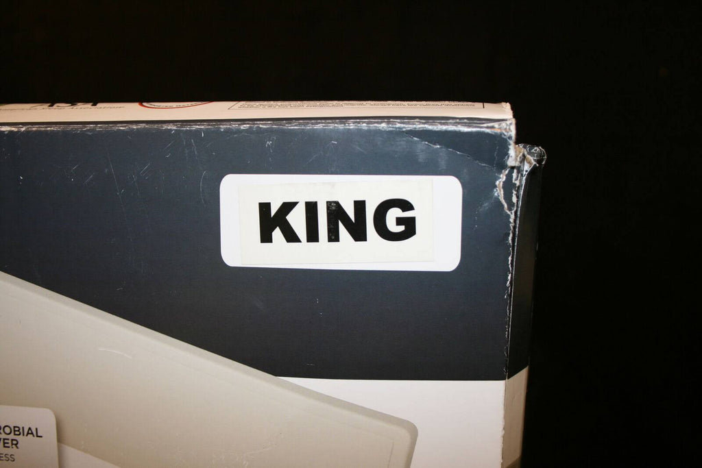 2.5-inch Serene Foam Mattress Topper, King, White L191246