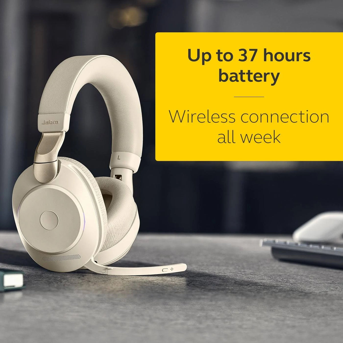 Beige Stereo Wireless Headset G665