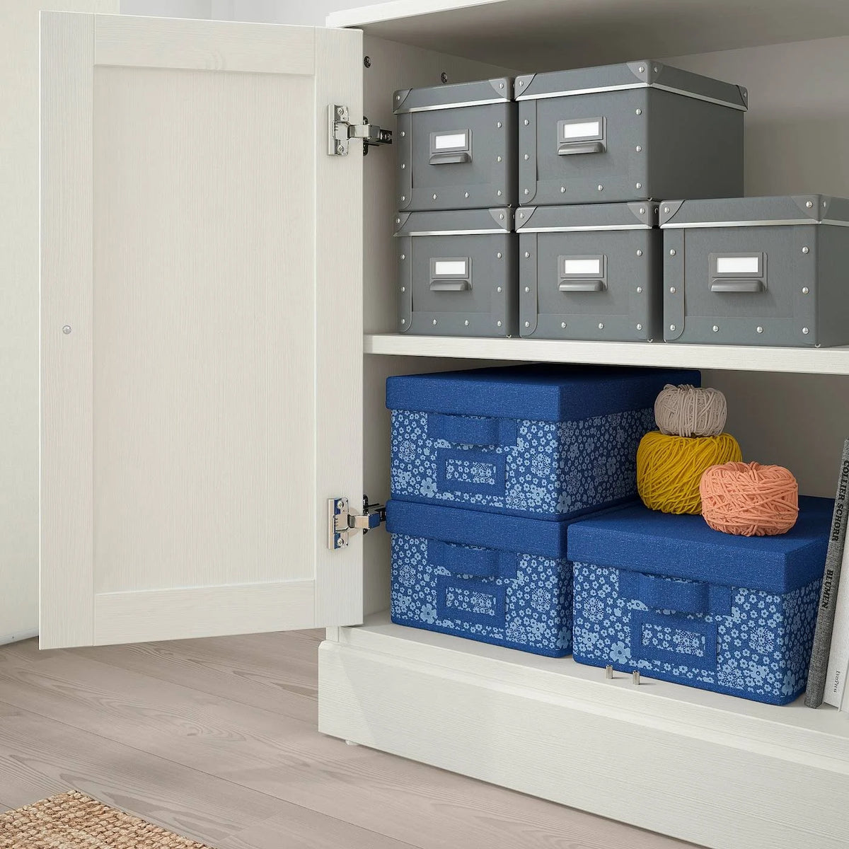 Storage Combination with Glass Doors, White O2690