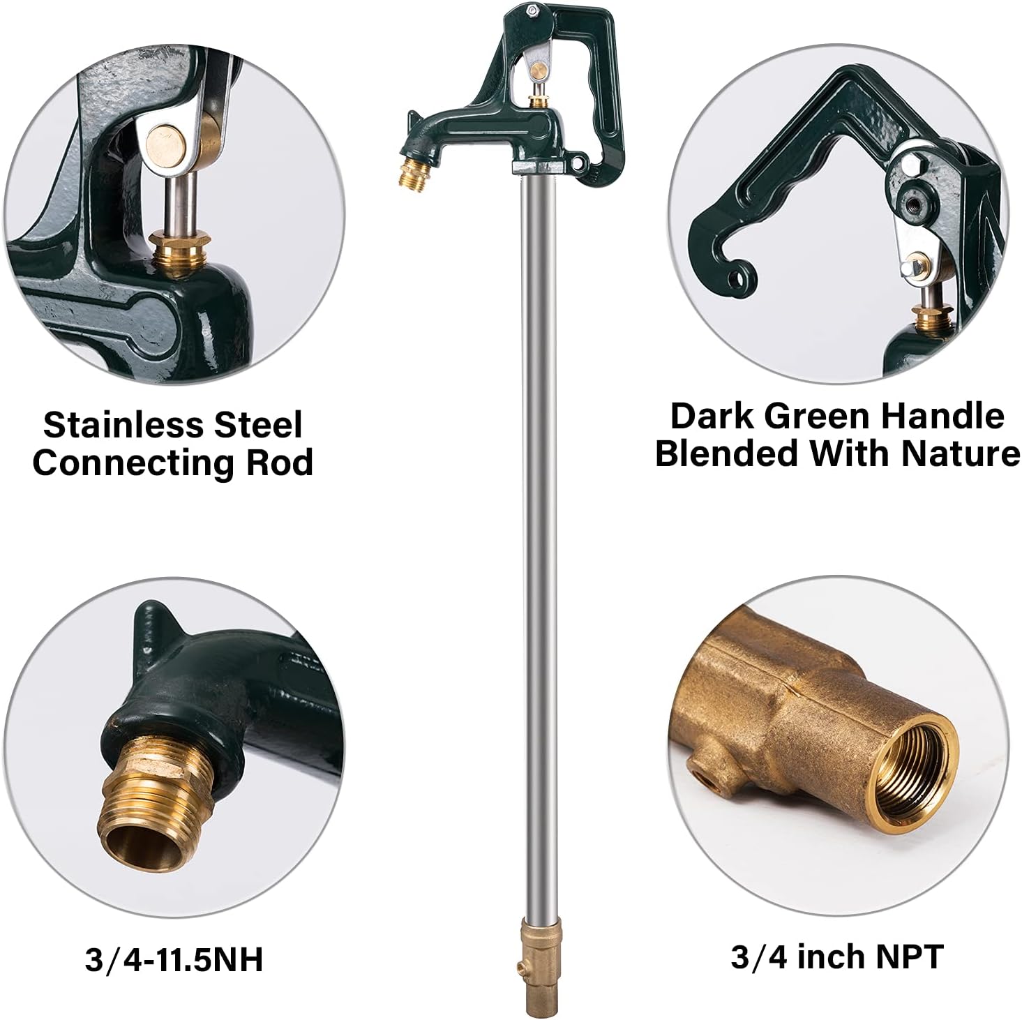 Frost-Free Yard Hydrant 3/4" Pipe Connection L76709