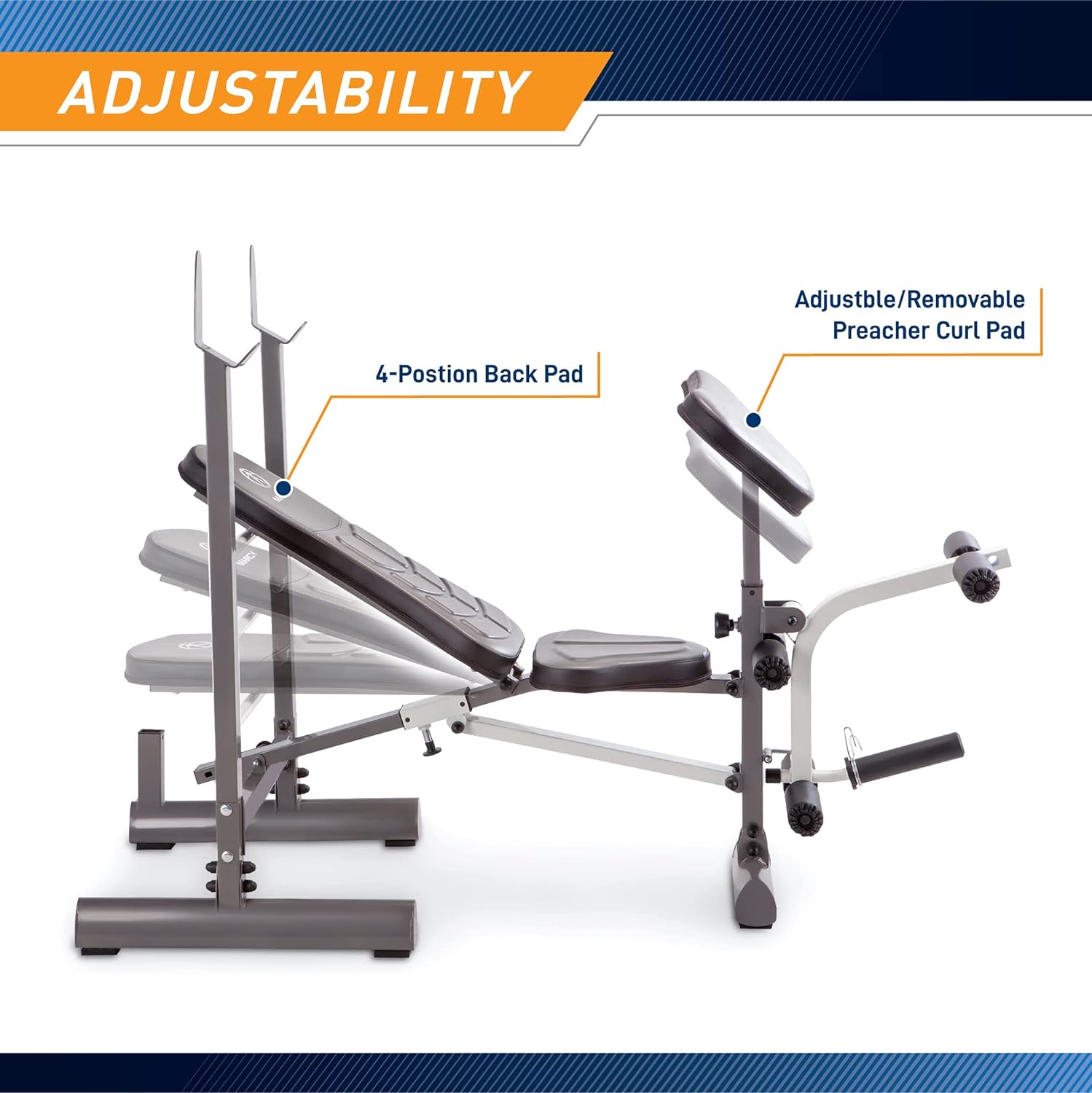 Folding Weight Bench with Easy Storage Q87444