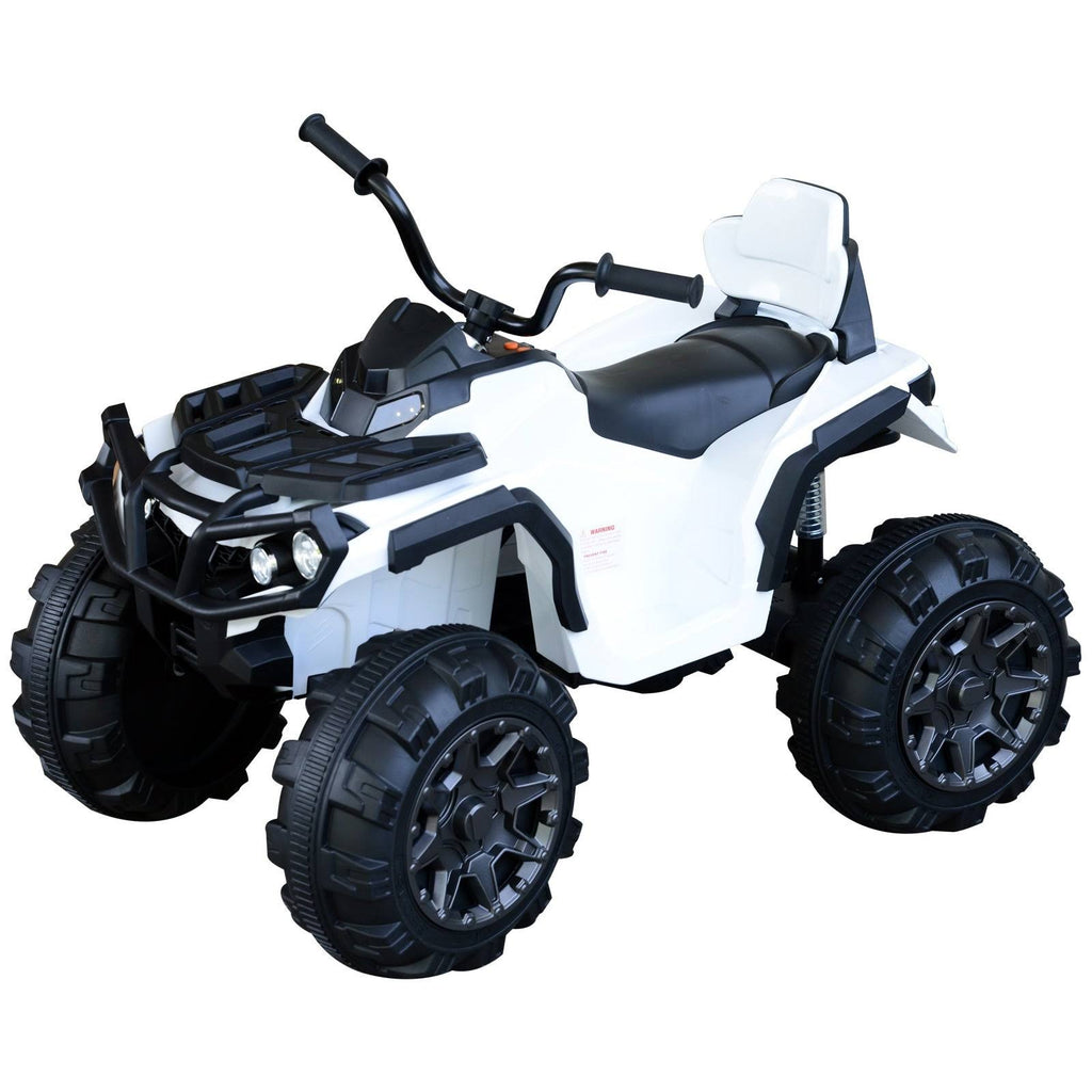 Kids Ride-On Four Wheeler ATV Car with Working Headlights and Music Player, Red K73493