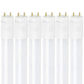 Luxrite 48 inch Tube Light, 6500K (Daylight) LED Tube Light, 18W, T8 Shape, Universal Direct or Bypass Installation, Shatter Res