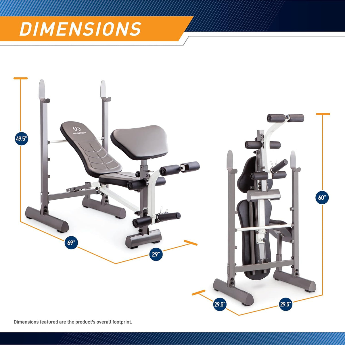 Folding Weight Bench with Easy Storage Q87444