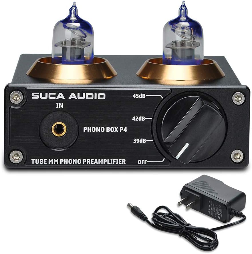 Phono Turntable Preamp, Mini Hi-Fi RIAA MM Low Noise with RCA Input & Output, Pack of 2 Z101