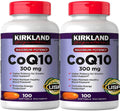 Kirkland Signature Maximum Potency CoQ10 300 mg 100 Softgels Each (100 Softgels (Pack of 2)) Pack of 2