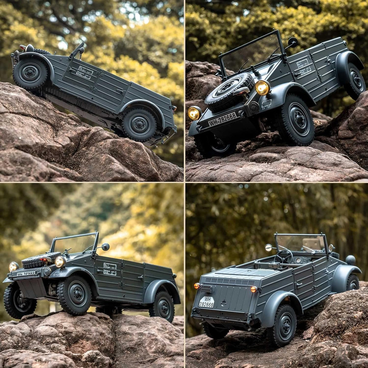 RC Crawler 1/12 Scale Model Car with LED Lights and 2.4Ghz Remote B3476