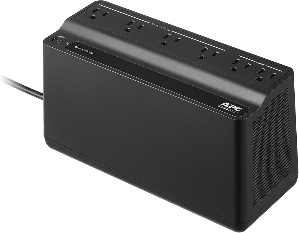 UPS Battery Backup Surge Protector 425VA Power Supply, Pack of 2 Y219342