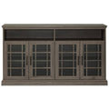 Walker Edison - Classic TV Console for Most TVs Up to 65x22 - Slate Gray
