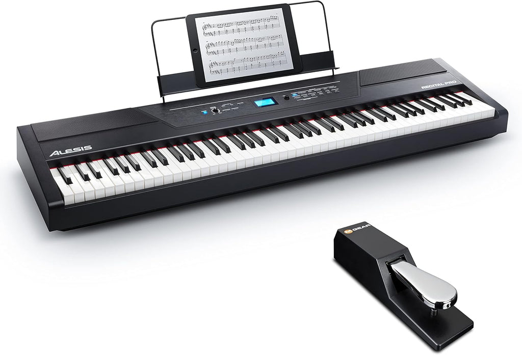 88 Key Digital Piano with Hammer Action Weighted Keys and 2x20W Speakers G450231