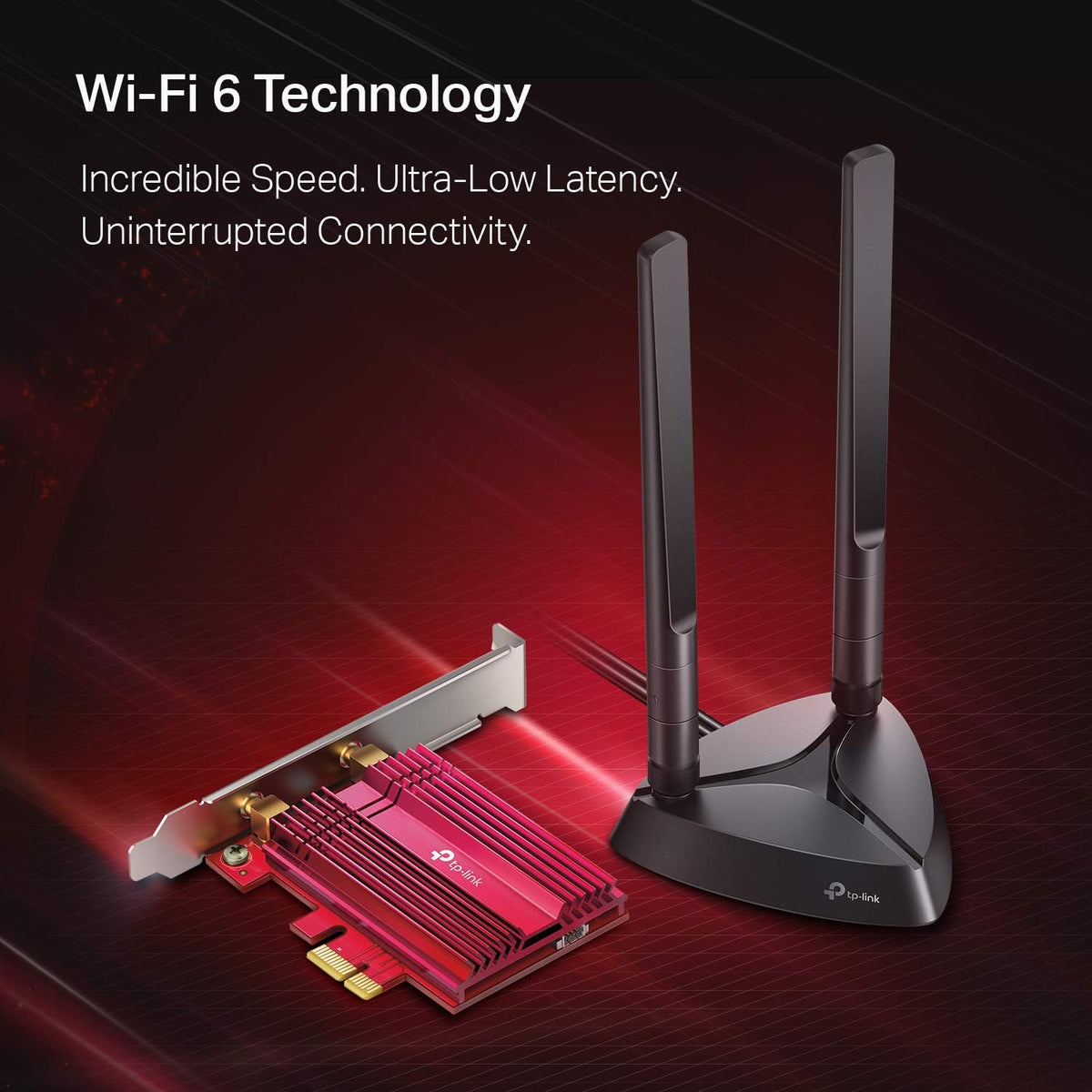 WiFi 6 AX3000 PCIe Wireless Adapter, Dual Band, Bluetooth 5.0, Up to 2400Mbps U614