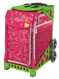 Zuca Sport Bag - Pink Sk8, Green
